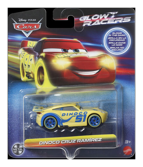 Disney Cars Night Racing Die-Cast Single Dinoco Cruz